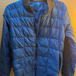 Women's Blue Puffer Jacket
